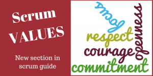 Scrum values – new section in scrum guide